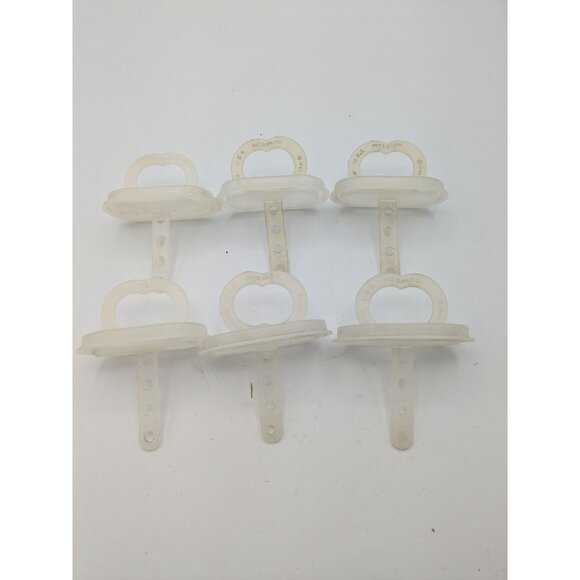 Vintage Tupperware Popsicle Molds Set of 6 Freezer Pop Makers Tray #1 - Picture 7 of 8